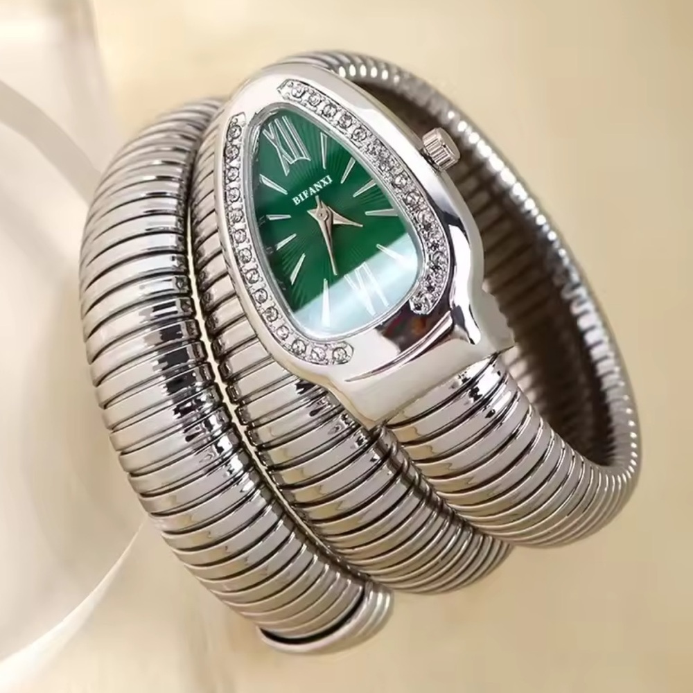 Serpenti Silver Wrap Women's Watch - Picture 2 of 8